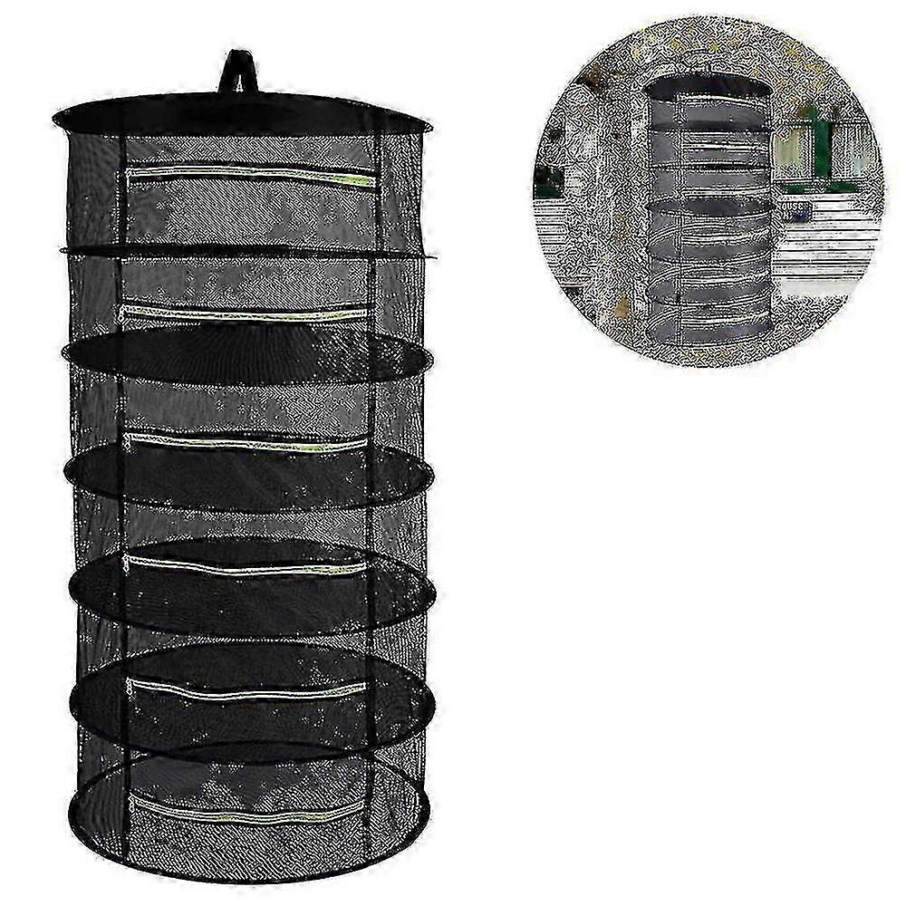 6-Layer Herb Rack Net, 60cm Hanging Herb Dryer Mesh