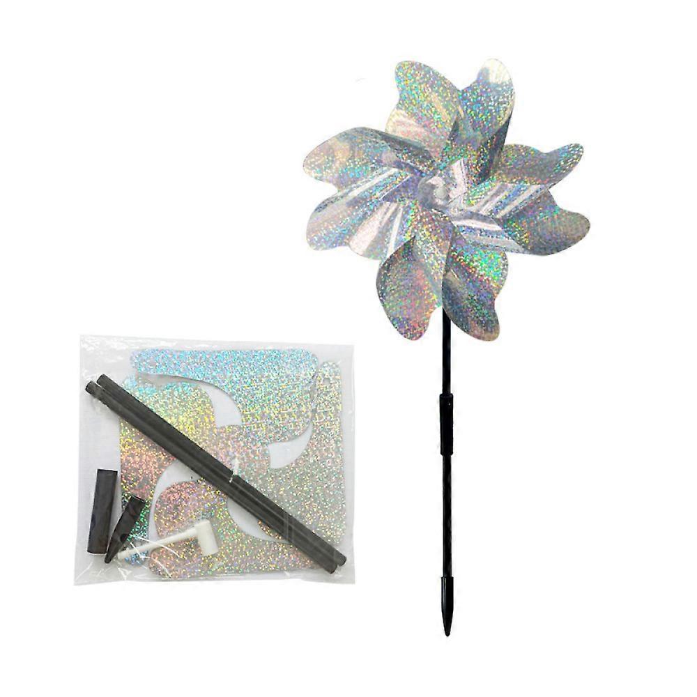 Chic Reflective Pinwheels Effective Deterrence Garden Guardian