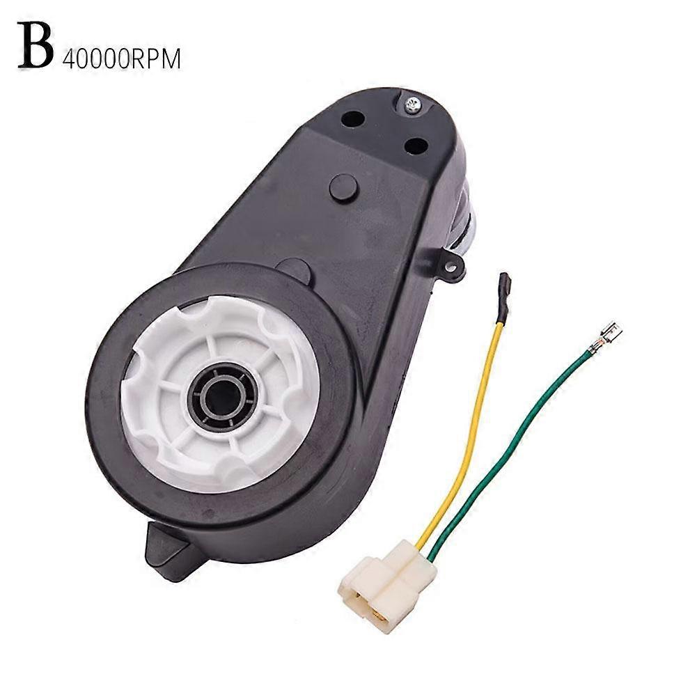 24V RS555 Car Motor Gearbox with Wire 40000RPM High Power Baby Stroller Replacement Motor