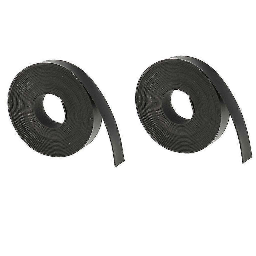 2pcs 5 Meters DIY Leather Straps Strips Suitable for Leather Crafts 2cm Wide in Black Color of New Models