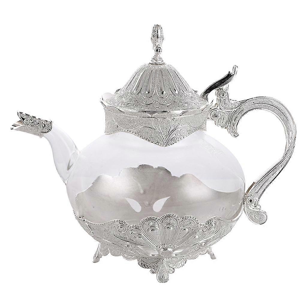 Handpainted 800ml Glass Teapot Cold Kettle Comfortable Decoration Kitchen