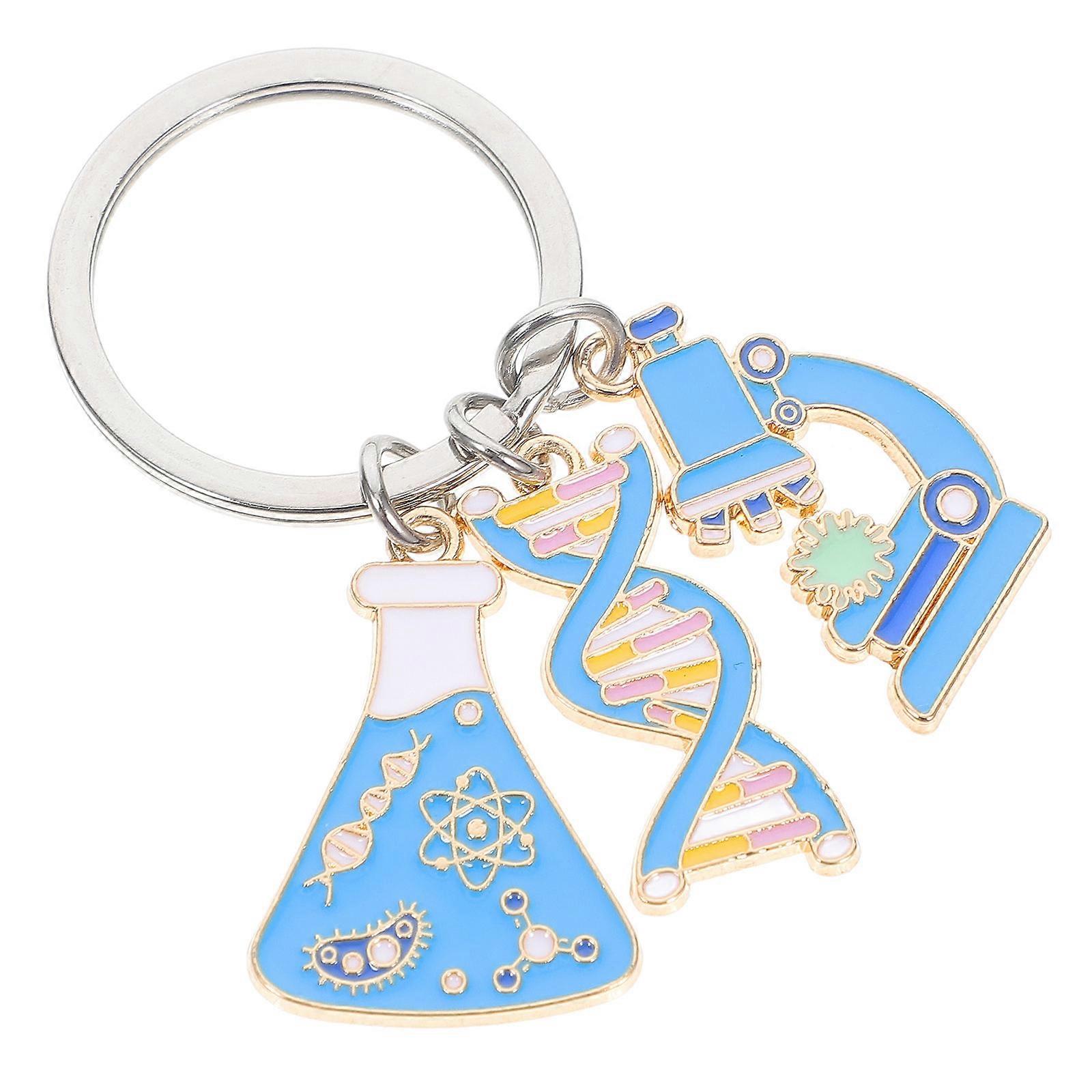 Compact Microscope-Inspired Keychain, Great Gadget for Science Fans