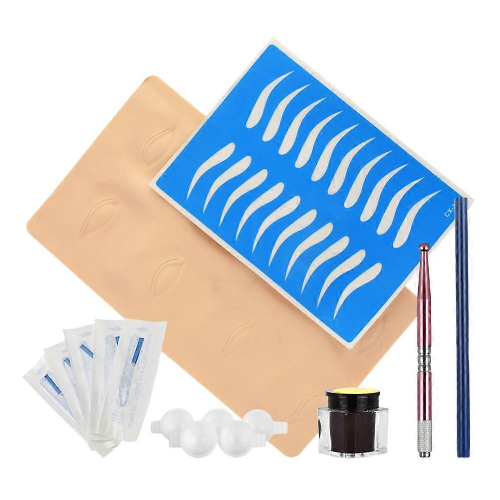 Microblading Training Kit with Adjustable Ring for Enhanced Control