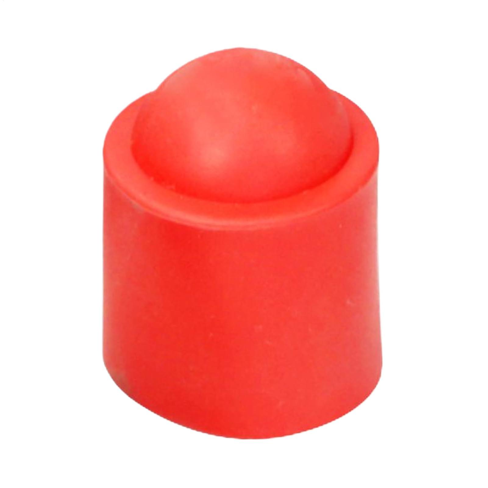 Billiard Queue Endschutz Huelle Red, Shock-Absorbing End Cap Sleeve For Pool Cues, Universal Fit For Pros And Beginners