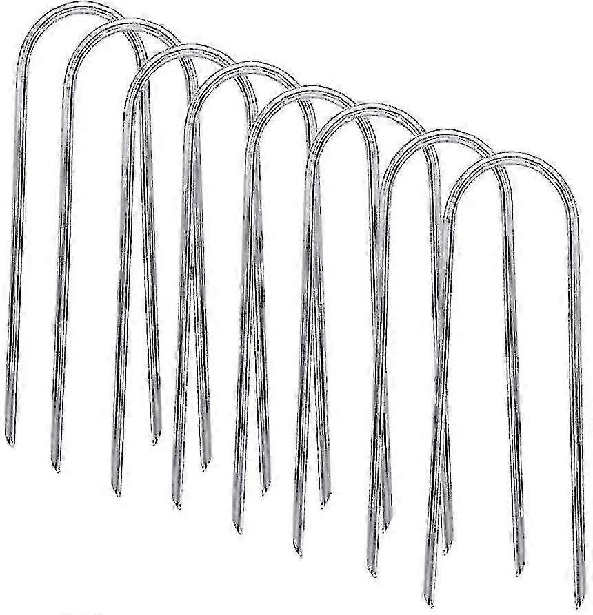 Galvanised Netting Fencing Staples U Nail 25cm Suitable for Various Fencing Applications (Pack Of 8)