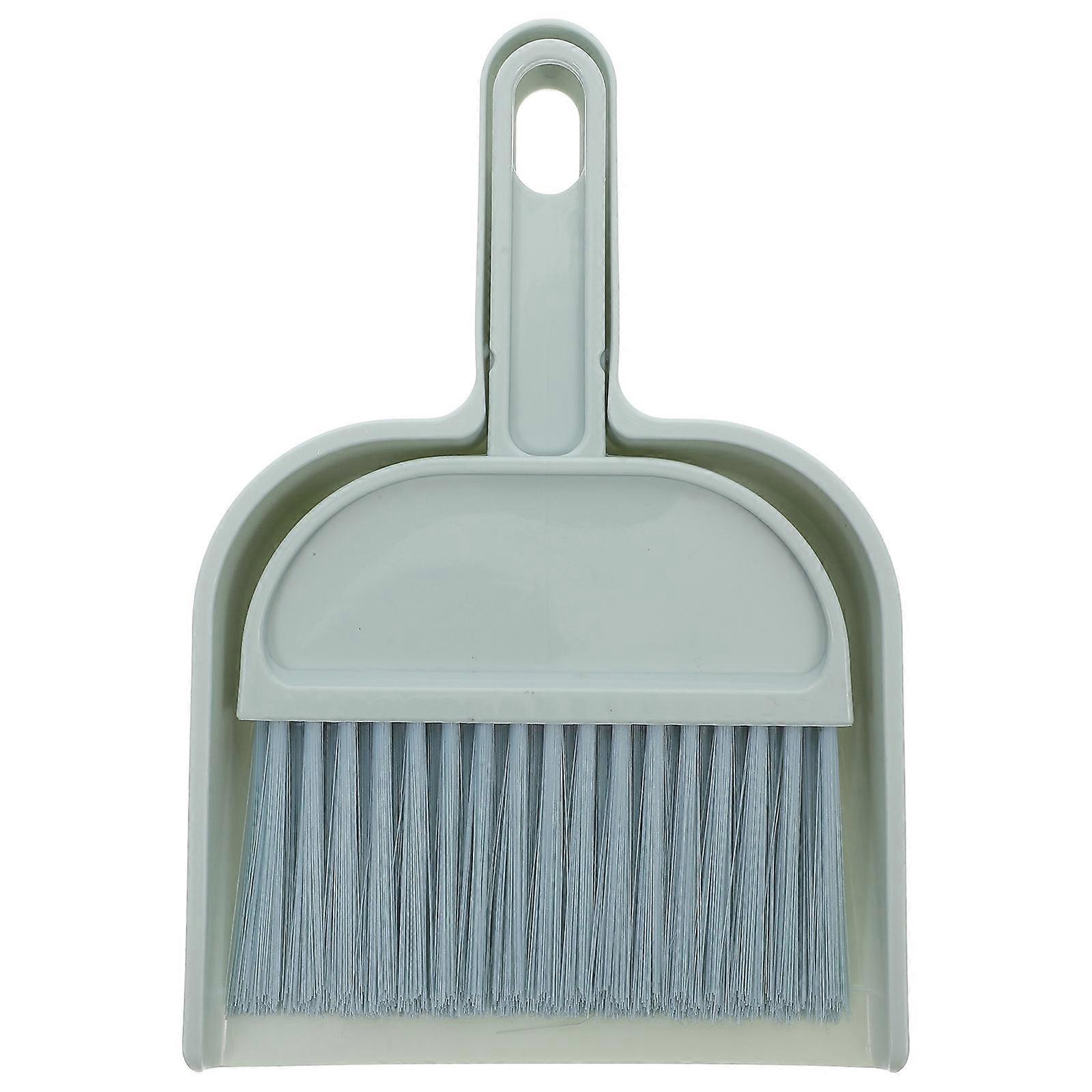 Small Broom And Dustpan Set Mini Broom and Dustpan Kids Home Cleaning Sky-Blue 1Set