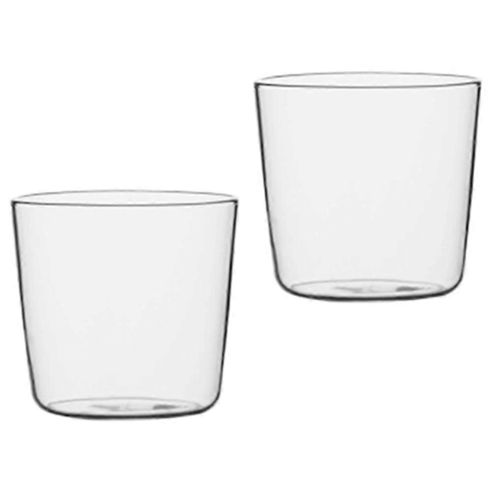 Glass Water Container Multi-purpose Classic and Elegant Appearance Kitchen 7.5X6CM 2Pcs