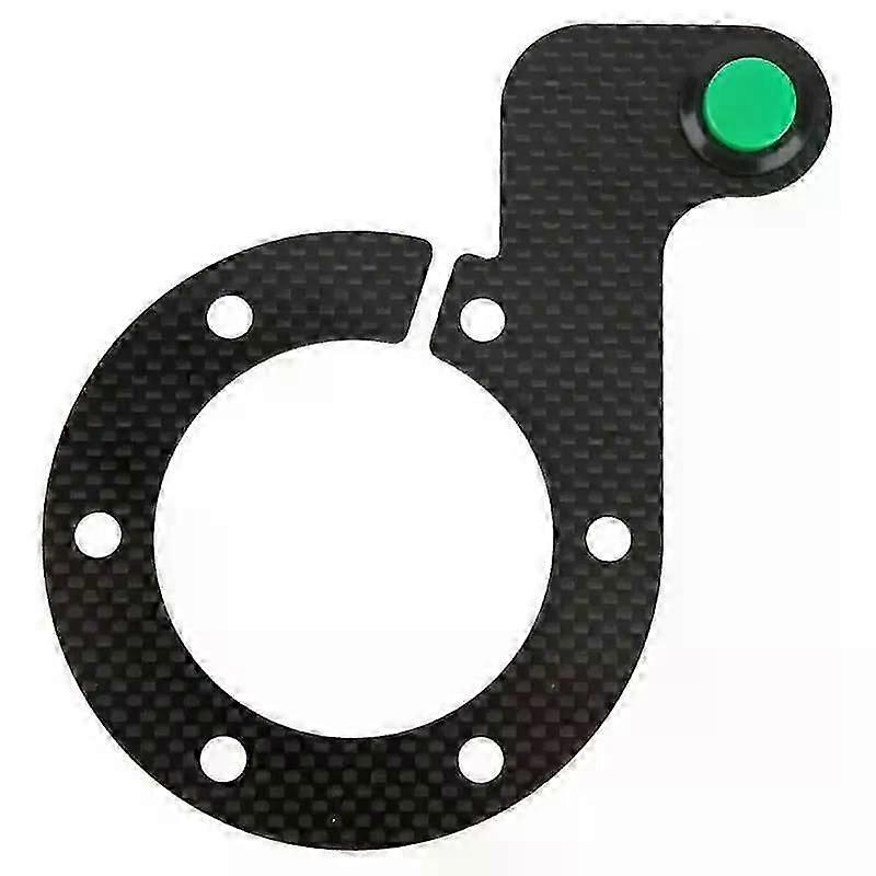 6 Hole Racing Steering Wheel Horn Button Carbon ComSuitable for table Touch Sensitive replacement  for  momo Accessories Decoration