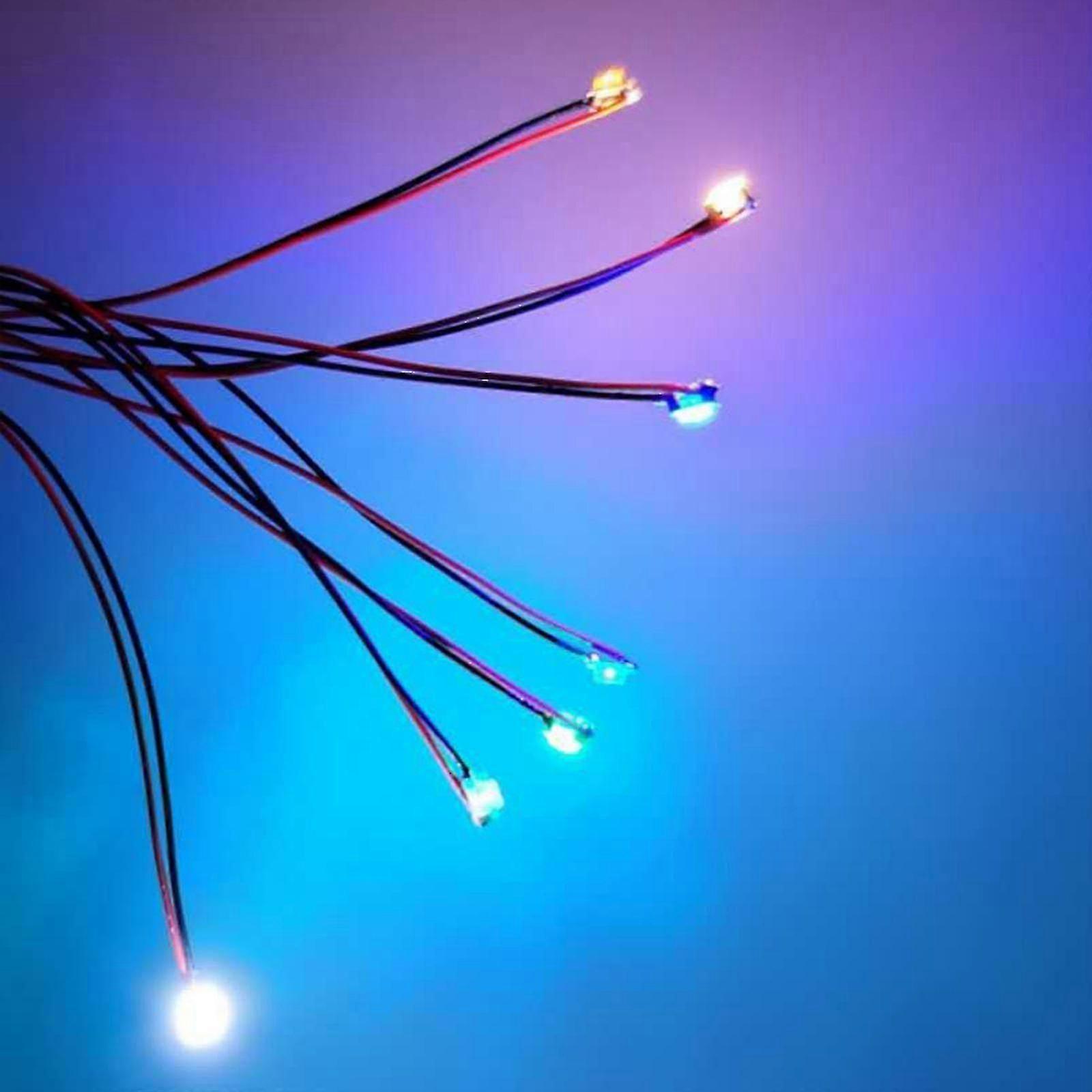 Pre-Soldered Micro Litz Wired LED Leads for Model Train (40 Pack)