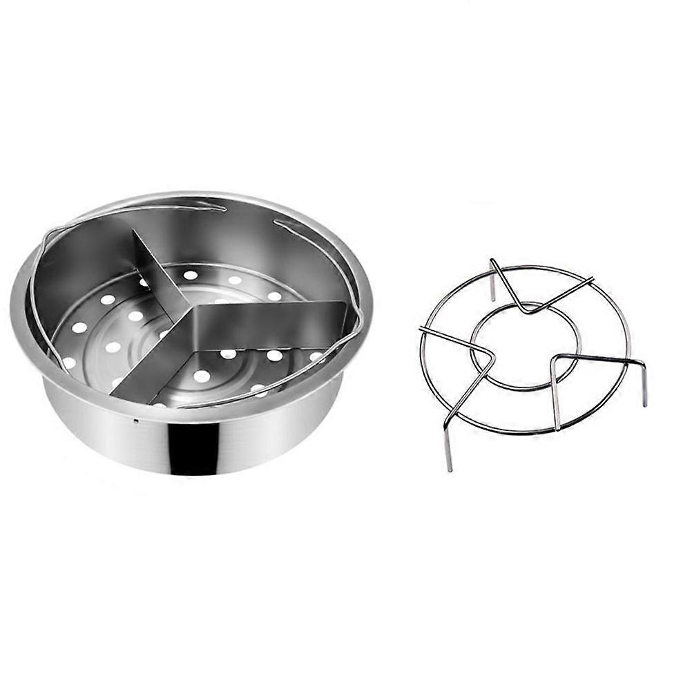 Steamer Rack Pressure Cooker Accessories Easy to Clean Stainless Steel Steaming Vegetables 3-Piece