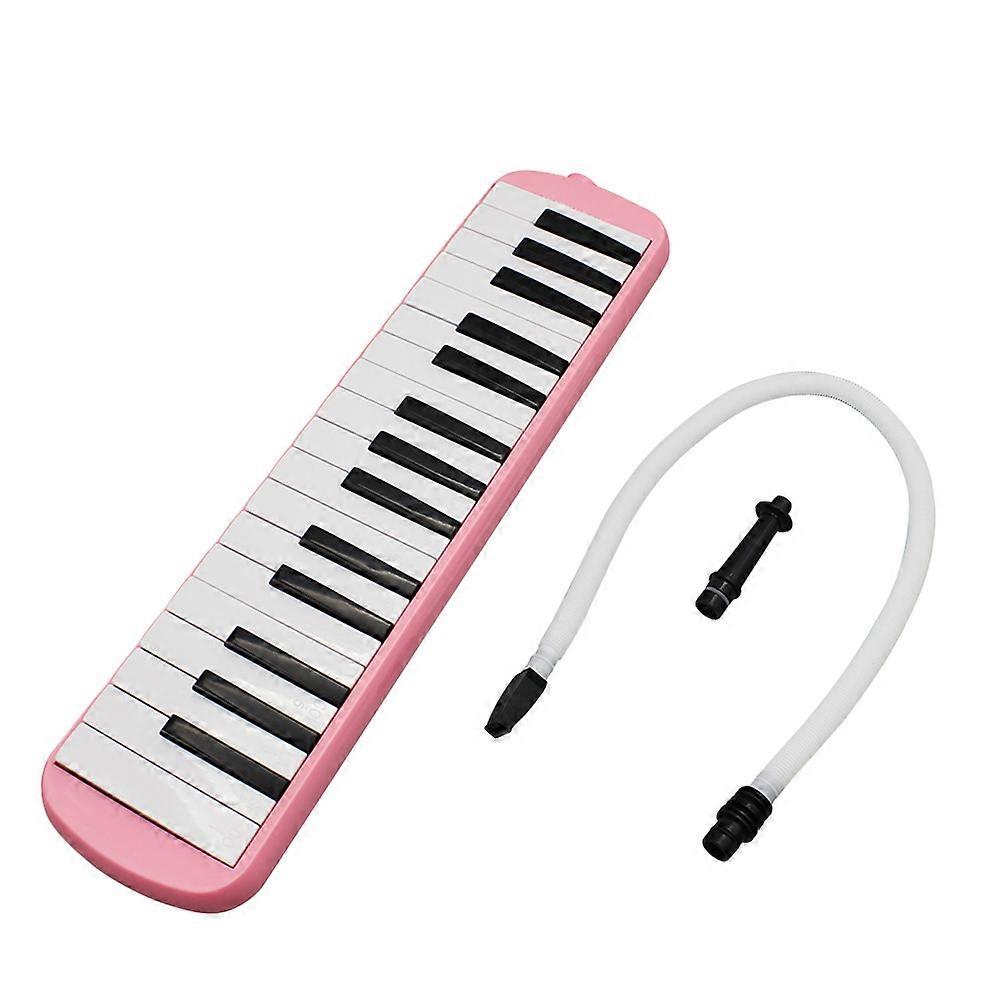 Mini Piano Melodica Keyboard Style Portable Pink Package Belt Size 75 X 1.7 Cm 1Set