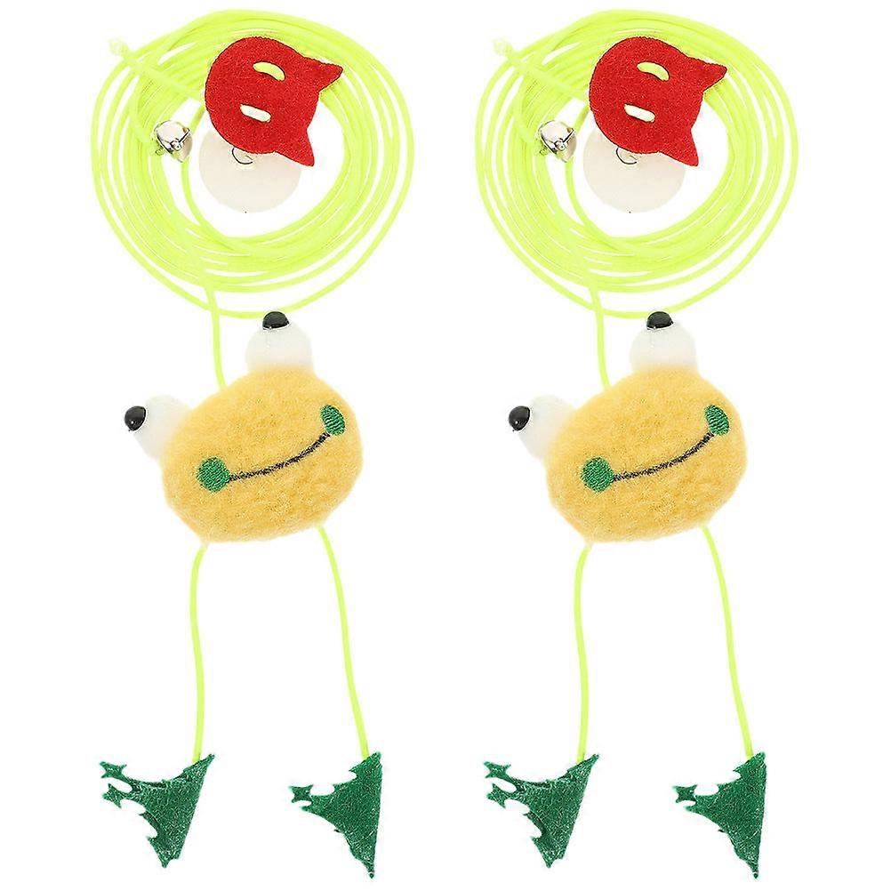 Interactive Cat Toy Adorable Decorative Cat Toy Curiosity Stimulation Exercise 2Pcs 5 5x5 5cm