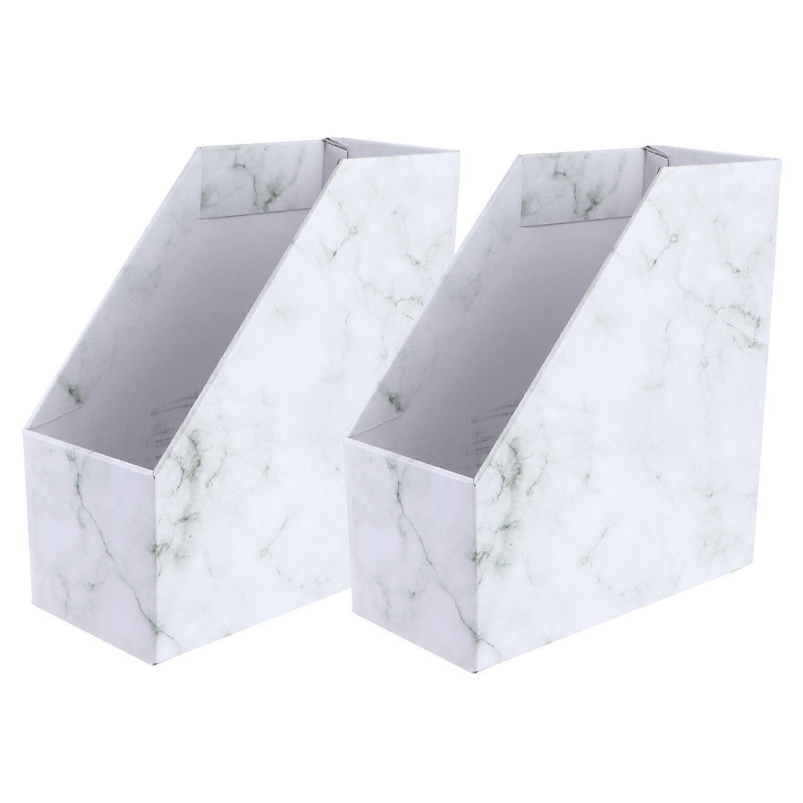 Decorative Book Stands Storage Boxes Rectangular For Books Friends 2Pcs