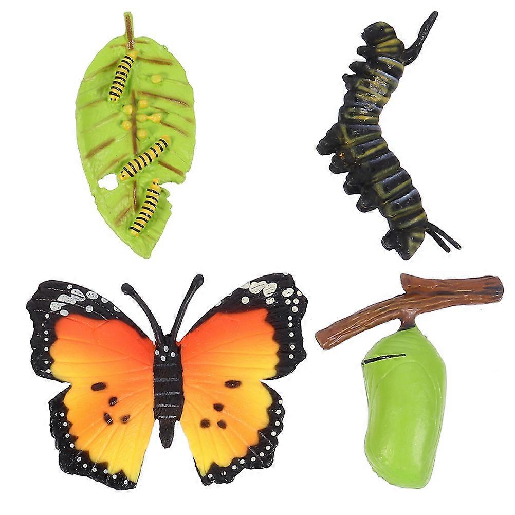 Butterflies Figures Toys Realistic Growth Models Butterflies Display Cognitive Toy For Education 3 Sets