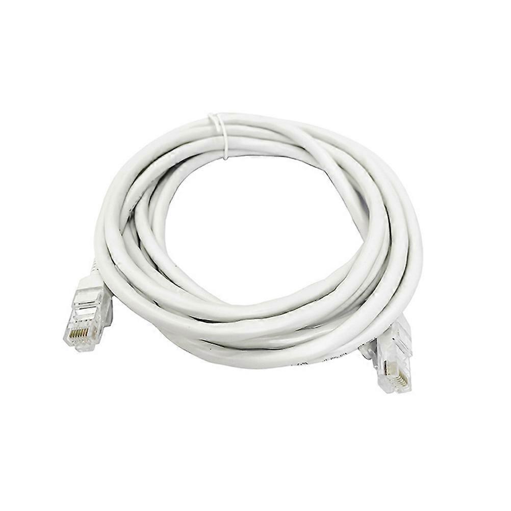 High-Speed Ethernet Cable CAT6 Ethernet Cable Internet Connectivity 15 Meters White For Network Setup 1Set
