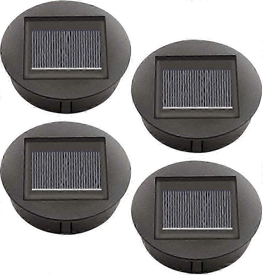 4 Pack Solar Replacement Lights with LED Bulbs, Solar Ceiling Light Replacement, LED Solar Panel Sha
