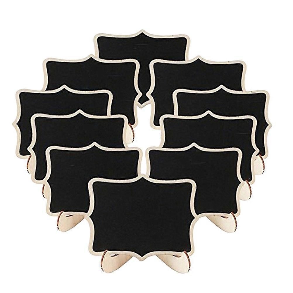 Small Chalk Boards with 's Parties and Shop Use 12Pcs Black Embellishments