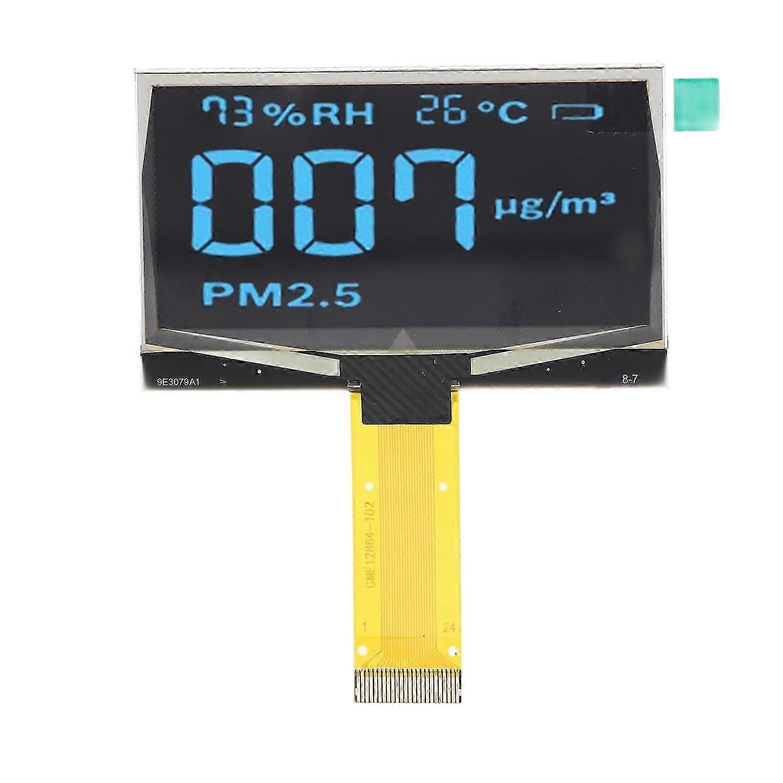 2.42in Organic Light Emitting Diode LCD Display Inline SSD1309 24PIN 128x64 Resolution Clear Screen Module Blue Displaying