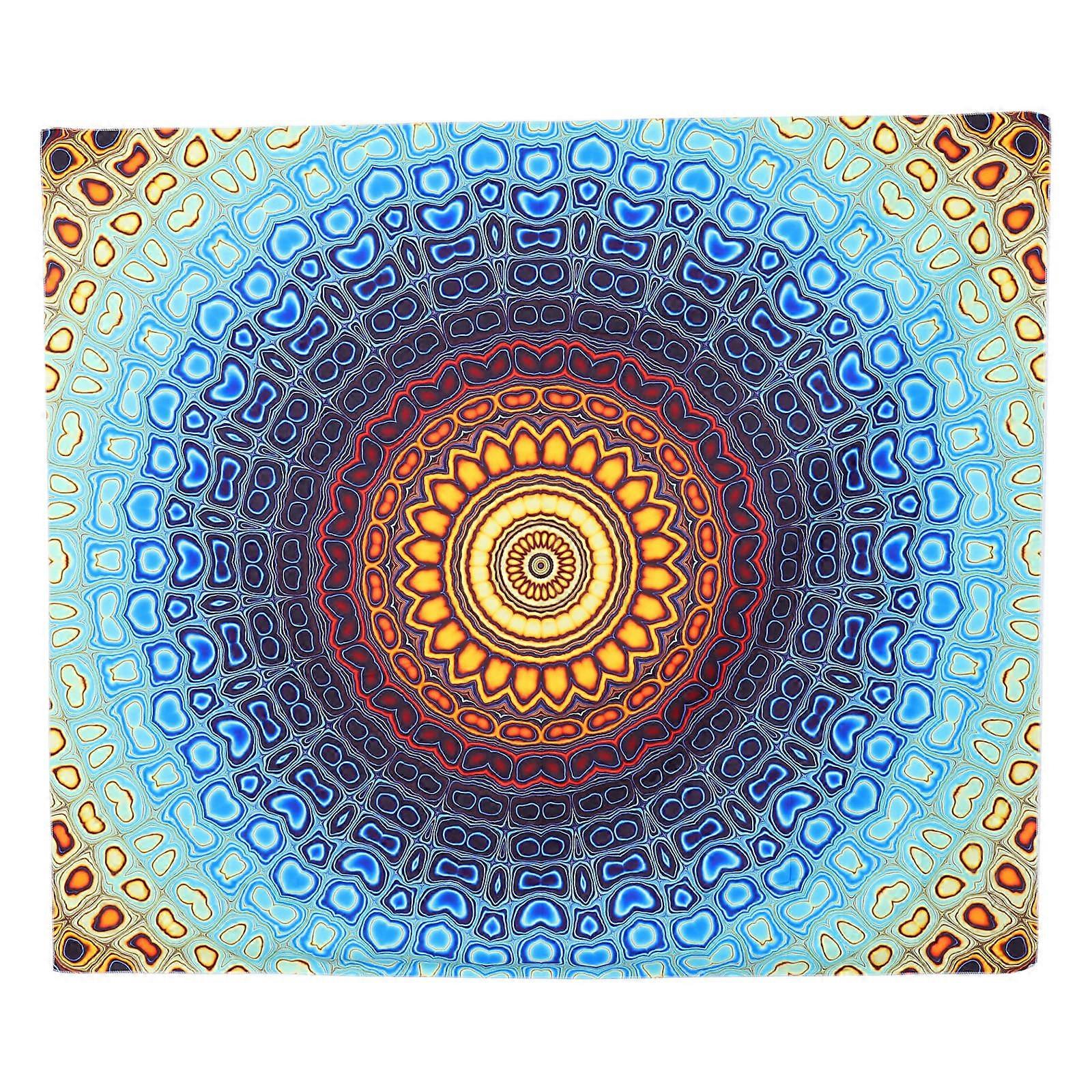 Polyester Tapestry Wall Hanging Decor Mandala Pattern Rectangle Indoor Wall Home Owners 1Pack