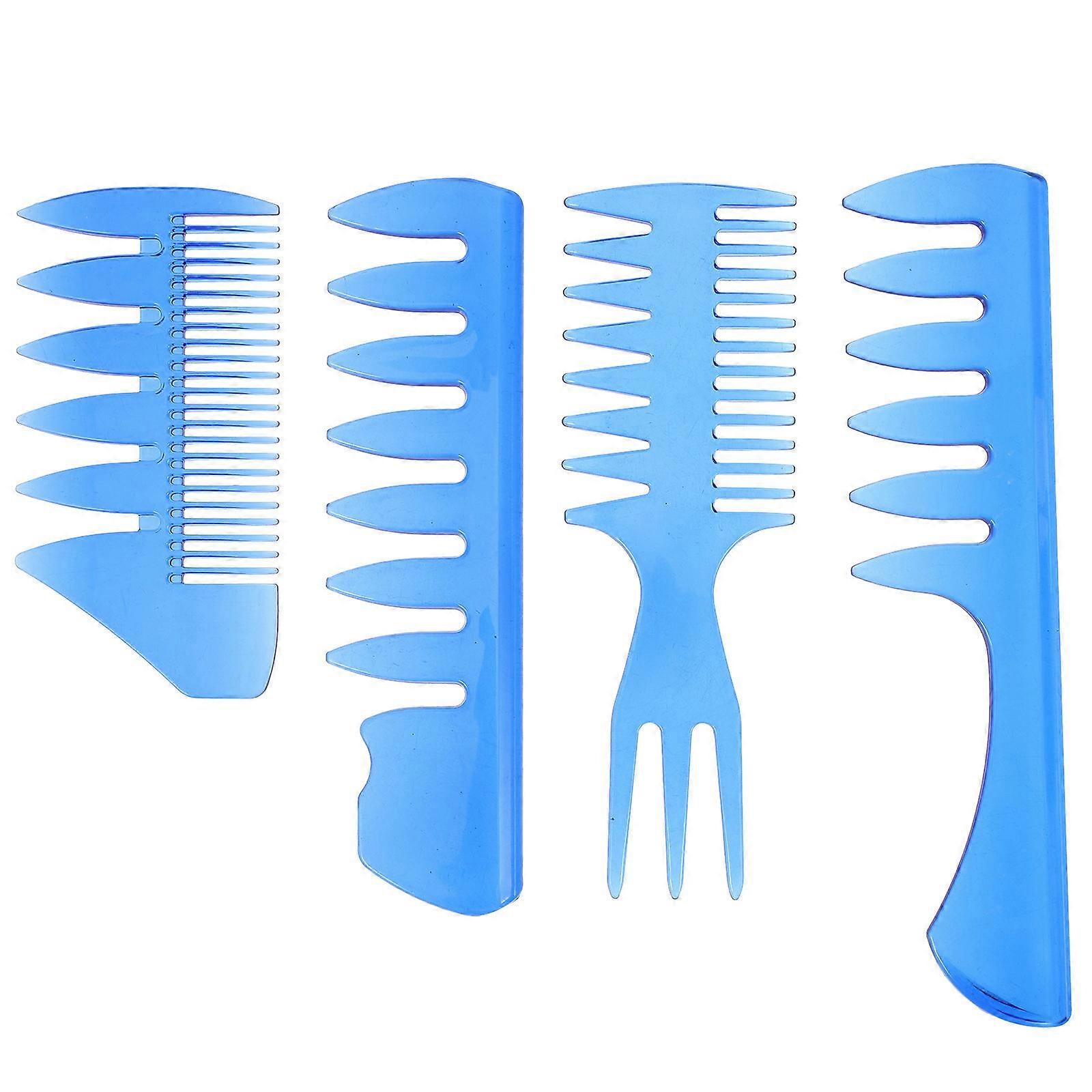 Men Styling Combs Professional Hair Combs for Men Boys 4.7x11cm 4Pcs Anti-Tangling