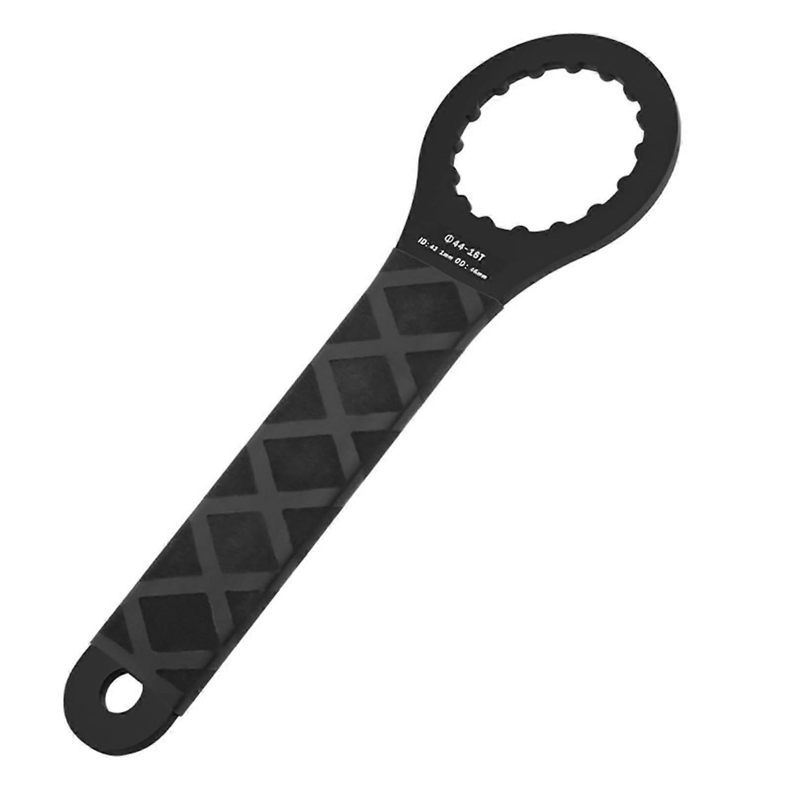 Bicycle Maintenance Tool, Precision Bicycle Bottom Bracket Wrench with Rubber Grip, Compatible with Various Bike Models