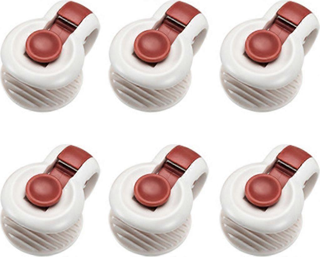 Duvet Fixing Clips - 6 Pieces, Red, Anti-Displacement