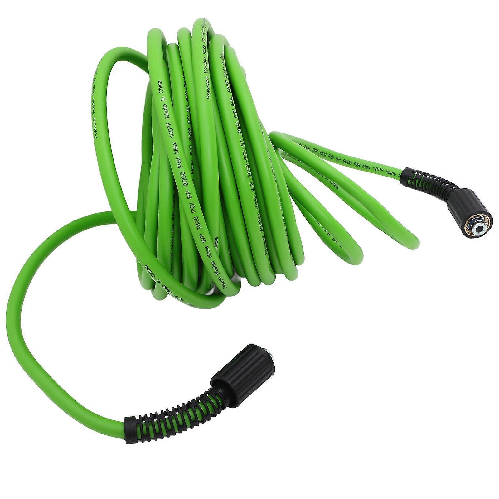 Tubo di prolunga della lavatrice Tubo di prolunga ad alta pressione Pulizia domestica 1500 cm verde chiaro antideflagrante ampia copertura 1Pack