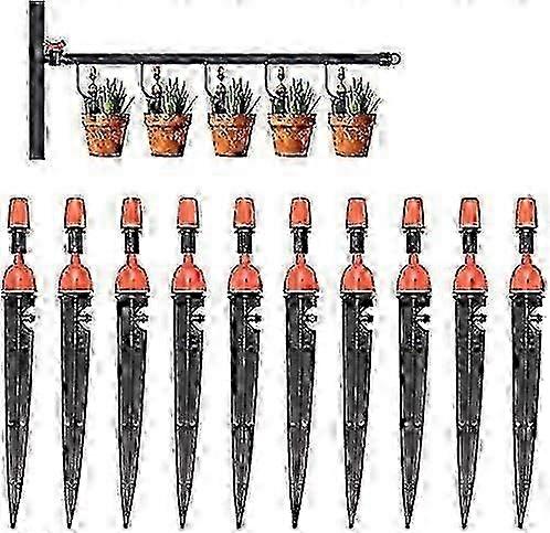 10 Pcs Adjustable Micro Garden Irrigation System with Drippers and Sprinklers for Efficient Water Irrigation Suitable for Various Plant Need