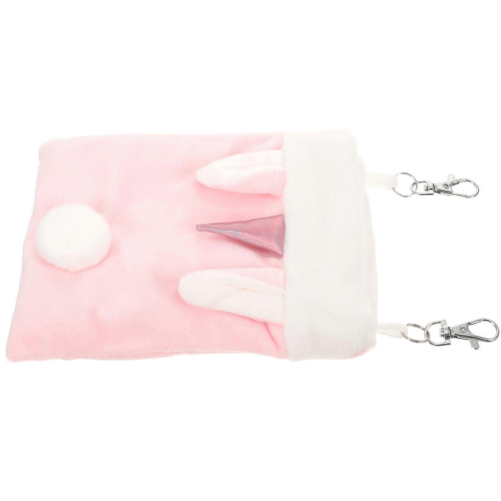 Sugar Glider Open Pouch Sugar Gliders Ferret Hammock Bed Pouch Swing Gerbil Rat Hanging Bed Guinea Pig Nest Oval Shape Pet Owners Resting 1Set