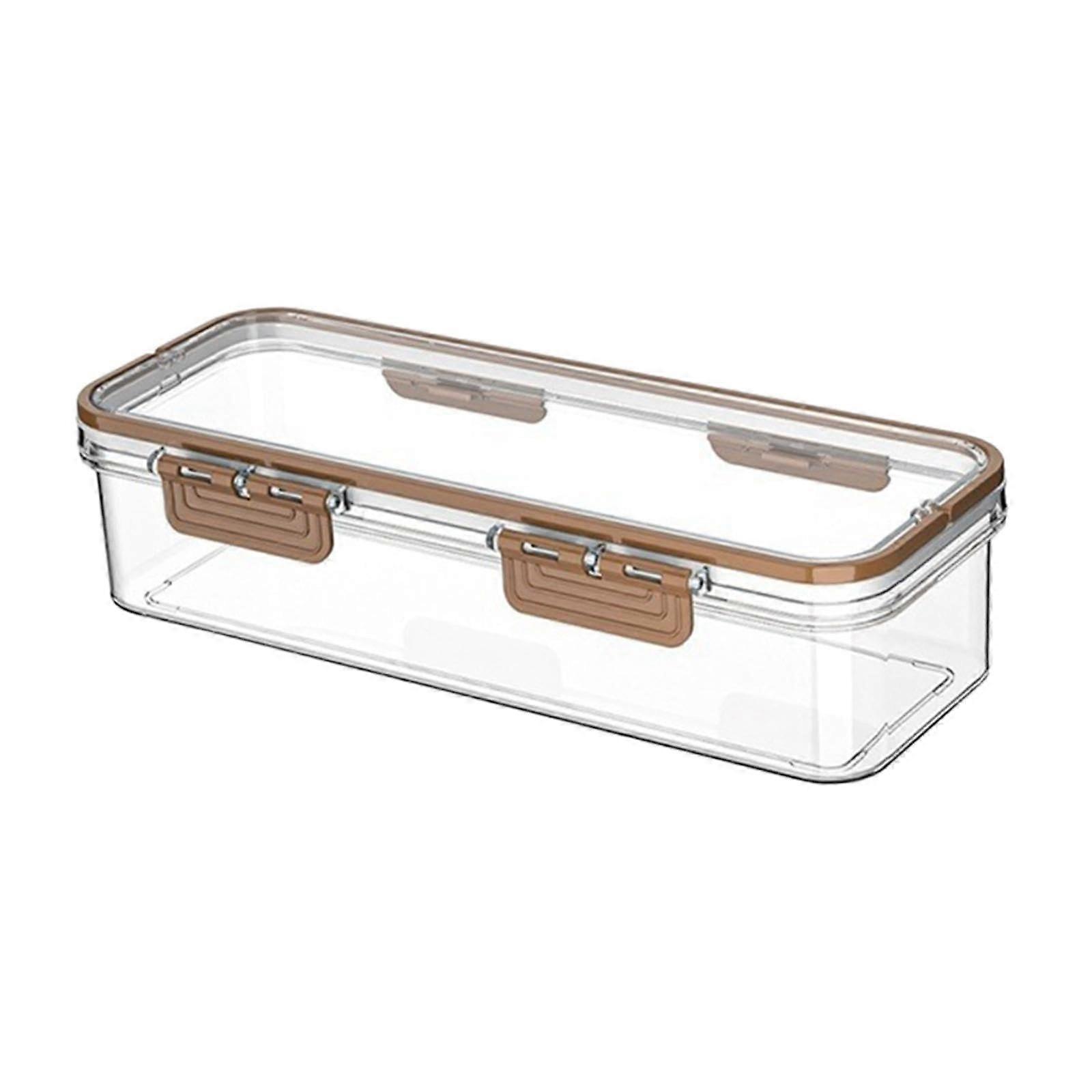 Rectangular storage container for the kitchen, box for spaghetti and vegetables, S