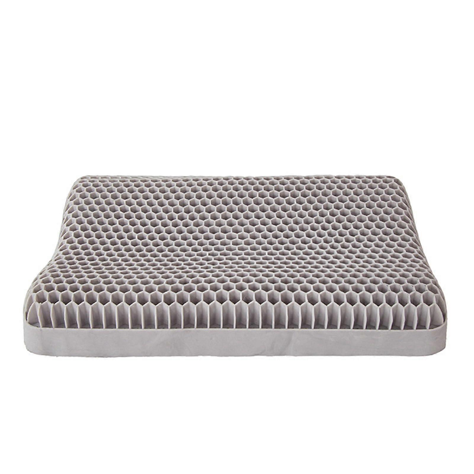 Neck support pillow, pectin pillow, ergonomic head pillow, adapts to cervical spine, gray pillow core.