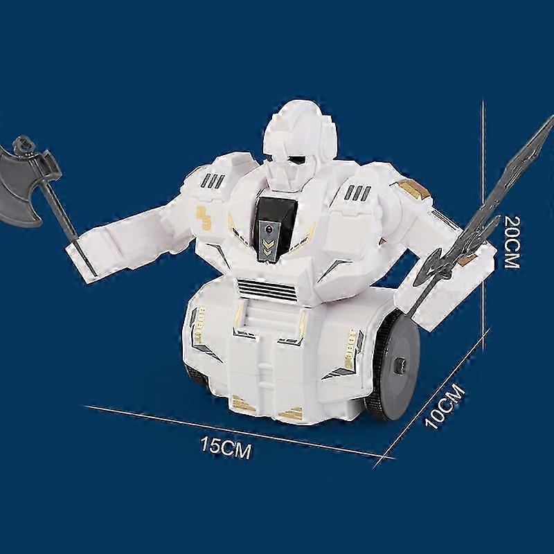 Remote Control Smart Battle Robot Toy Boxing Fighting Game with LED Lights and Sound Effects