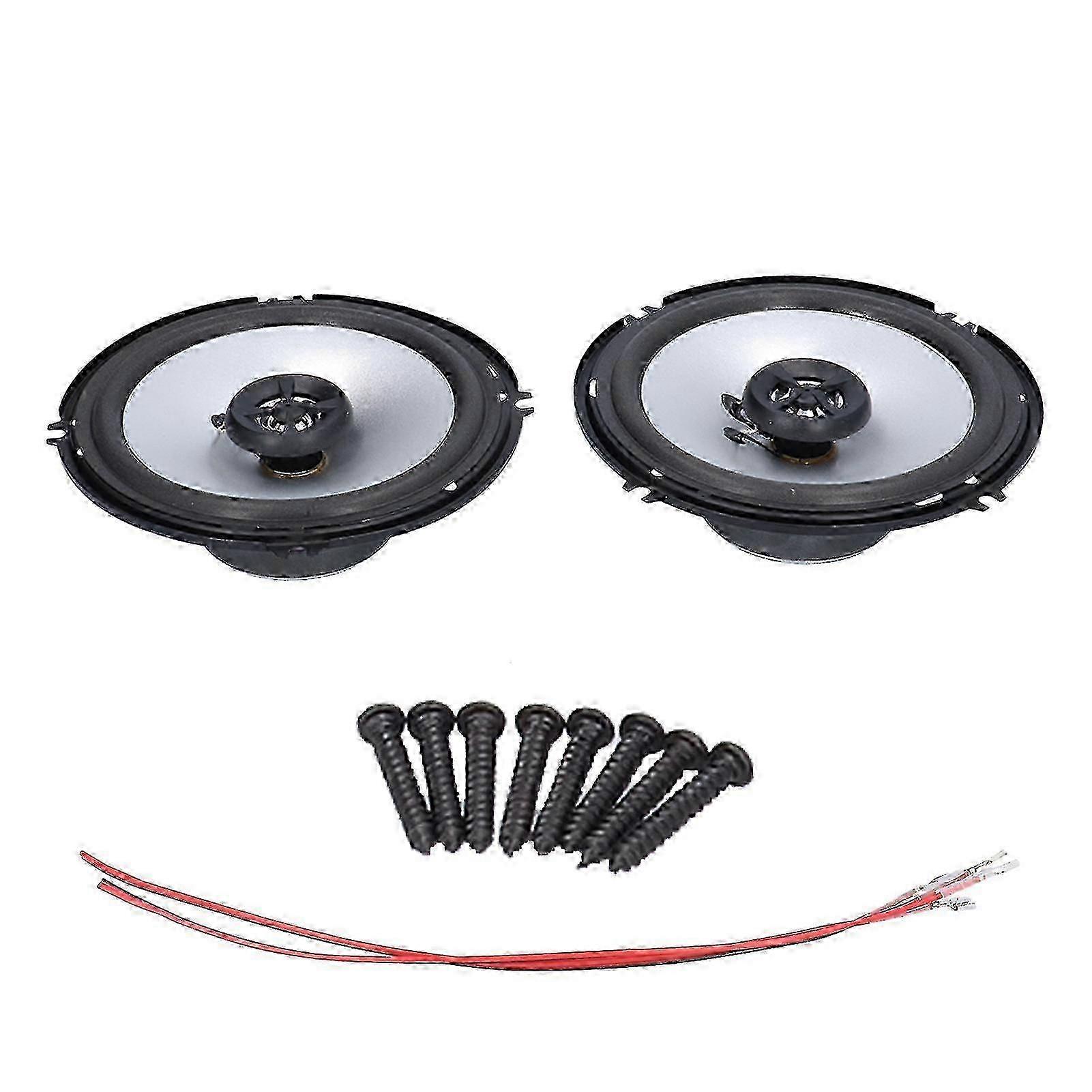 2PCS 6,5 tum koaxiala bilhögtalare 120W hög effekt 91db ljudkänslig automatisk modifiering