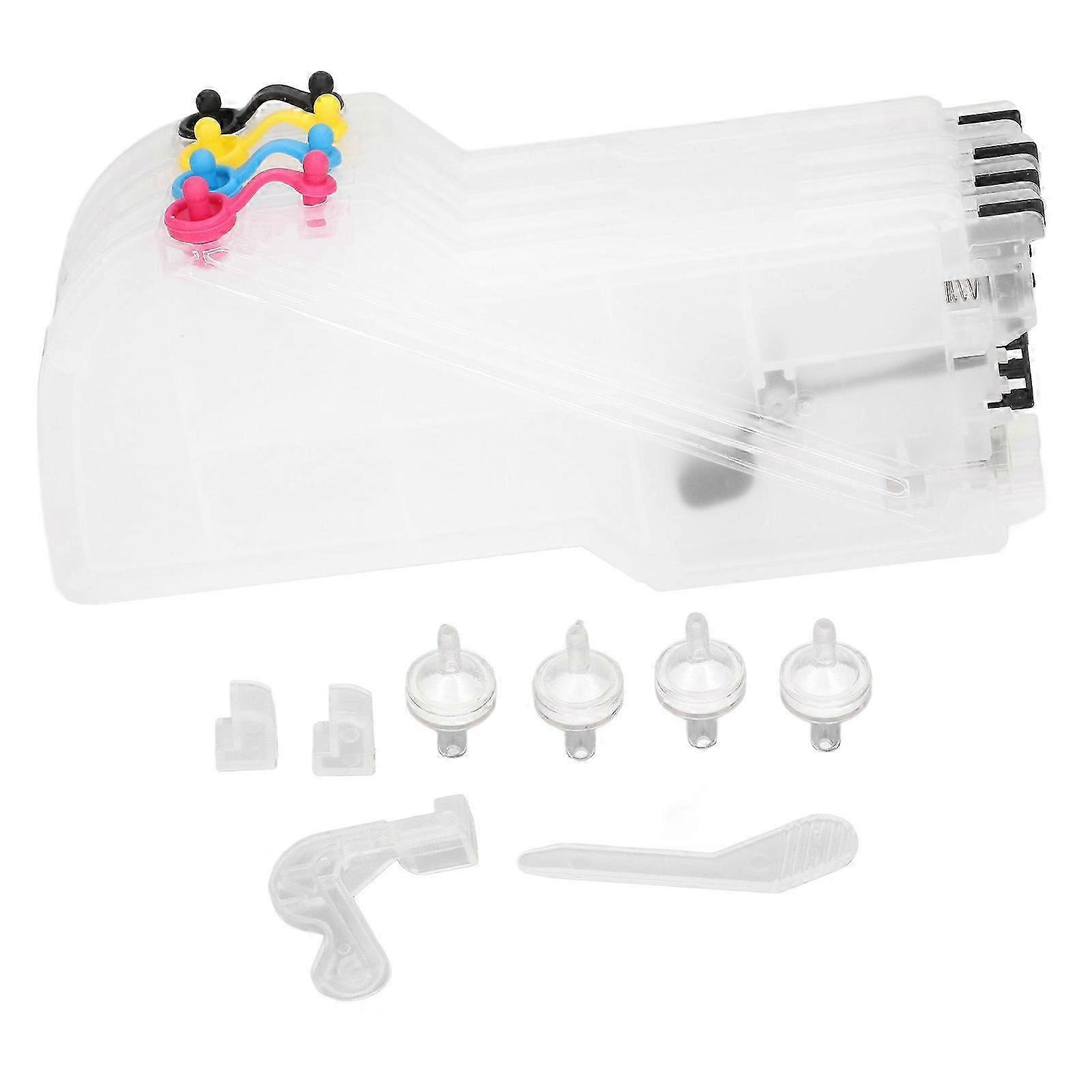 Ink Cartridge 4 Colors Printing Accessory Set Kit for Printer Compatible with Certain Brands