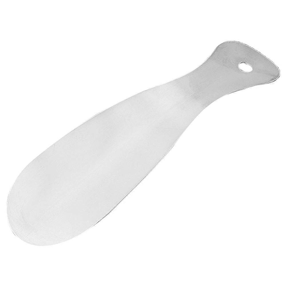 Stainless Steel Shoehorn Wear Shoes Easily Ergonomic Design Daily Use 18X5CM 1Set