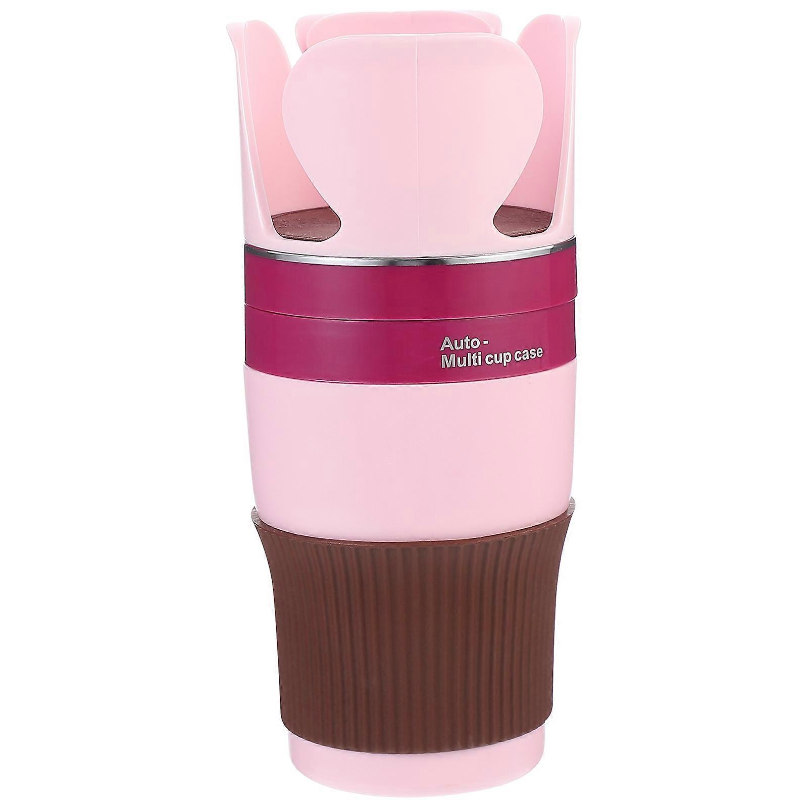 Car Cup Holder Expander Rotating Multifunctional Drink and Phone Holder Sturdy Design for Vehicle Organization Compatible with Cups and Bottles