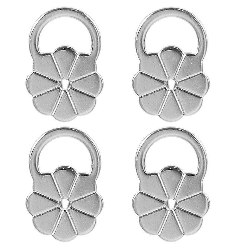 Hypoallergenic Earring Backs 4pcs Flower Design Support for Heavy Earrings Comfortable Lift Accessories for Droopy Ears