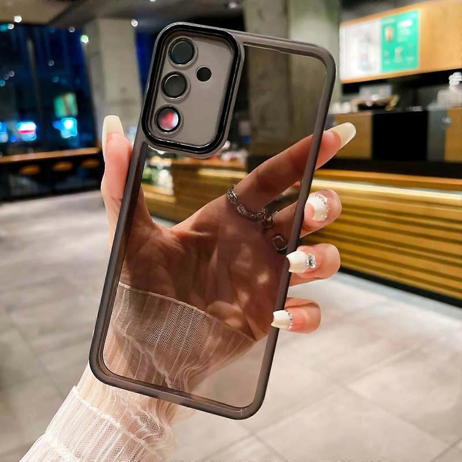 Slim Fit Case for Samsung Galaxy S24 Ultra 2024, Clear Back & Soft TPU Bumper, Shockproof Protective Case for S24 Ultra 5G