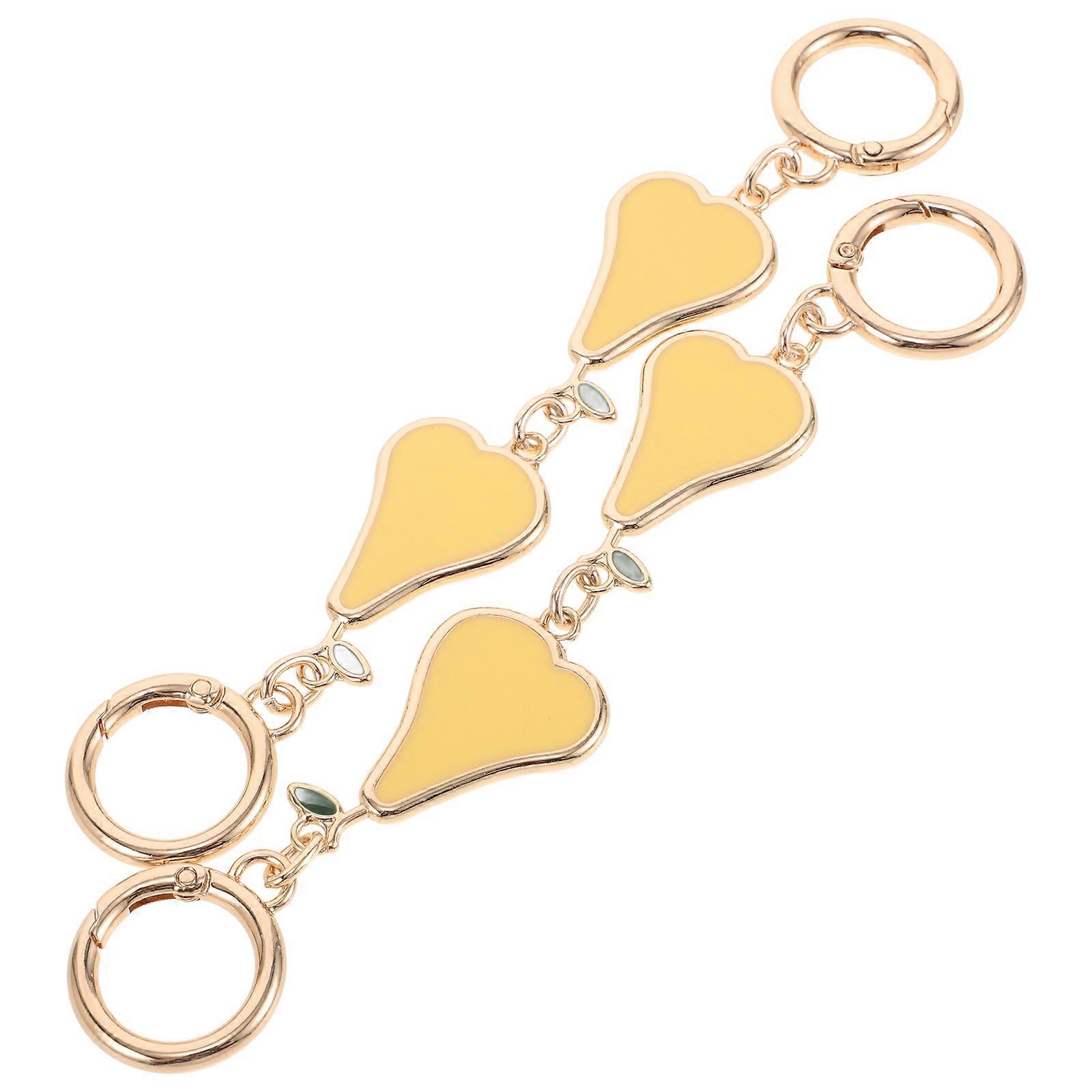 Purse Extender Chain for Handbags – Lightweight Metal Strap with Pineapple & , Rustic Bag Charm for Crossbody Bags – Easy Attachment Accessory