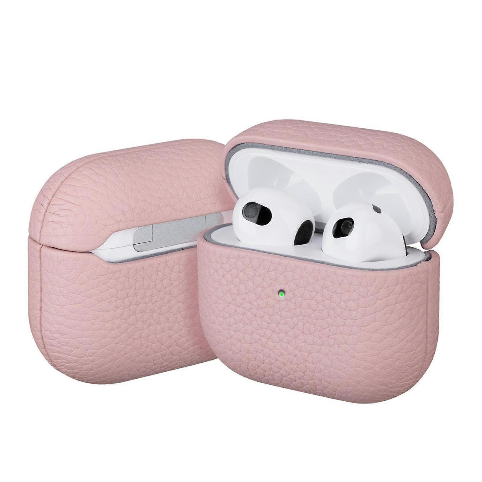 Litchi Grain Leather Earbuds Protective Case