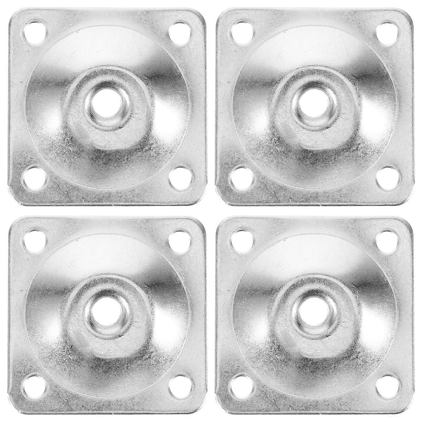 4pcs Furniture Leg Connector Plates Angled Mounting Brackets for Sofa Chairs Tables Durable Iron Support Feet with Screws Easy Installation for DIY