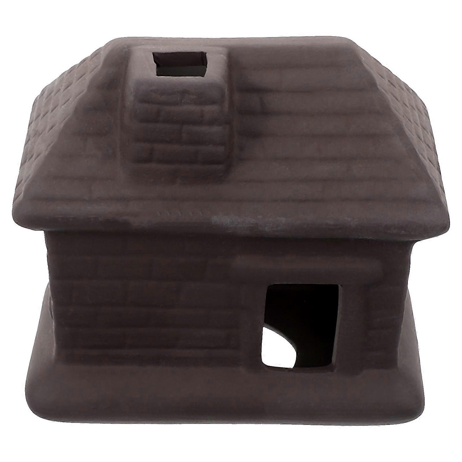 Mini House Ornament Desktop Decor Miniature House Kit Small 9.00X8.00X6.50CM 1Pack