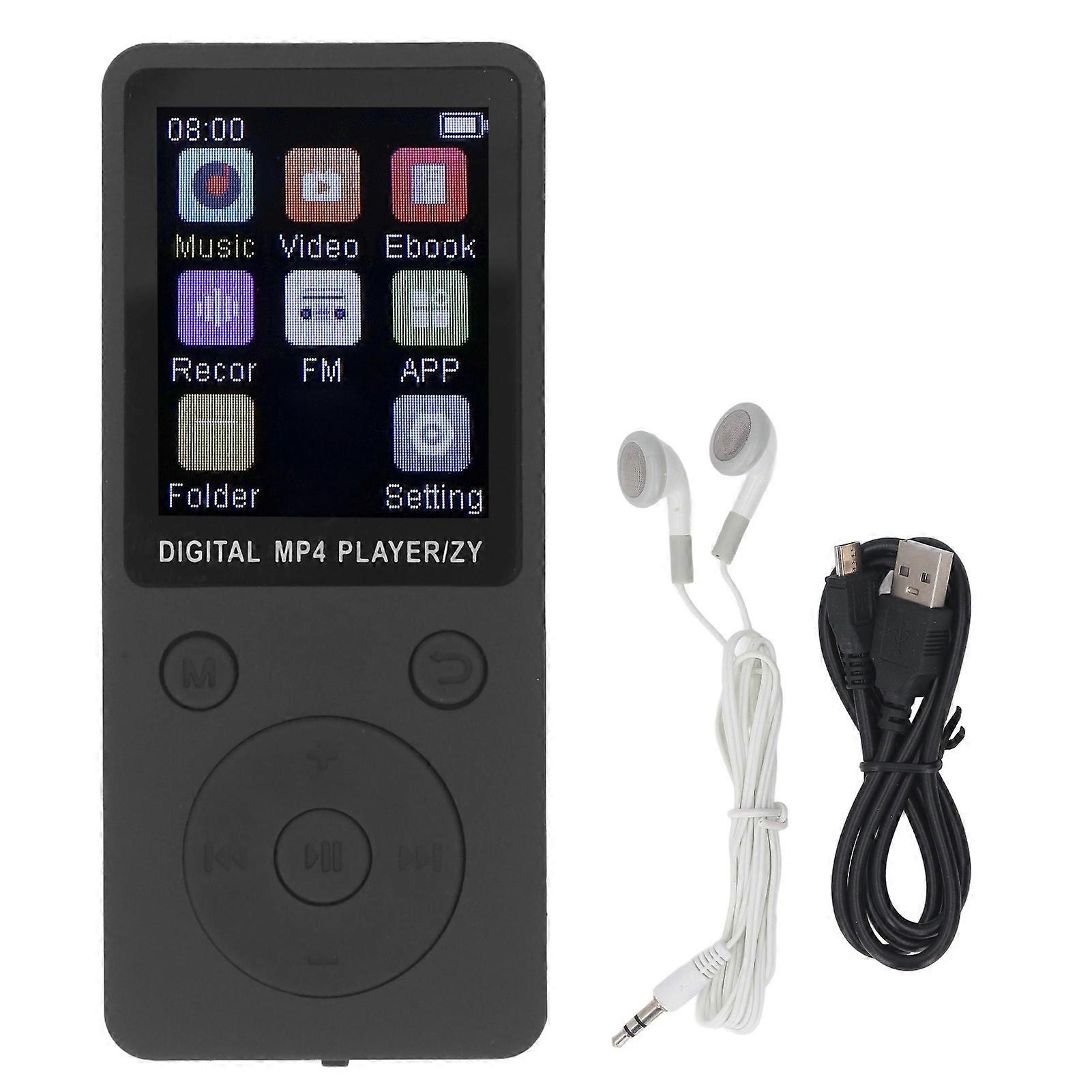 Portable MP3/MP4 Player with BT 5.0, 1.8" Screen, 64GB Memory, Expandable to 128GB