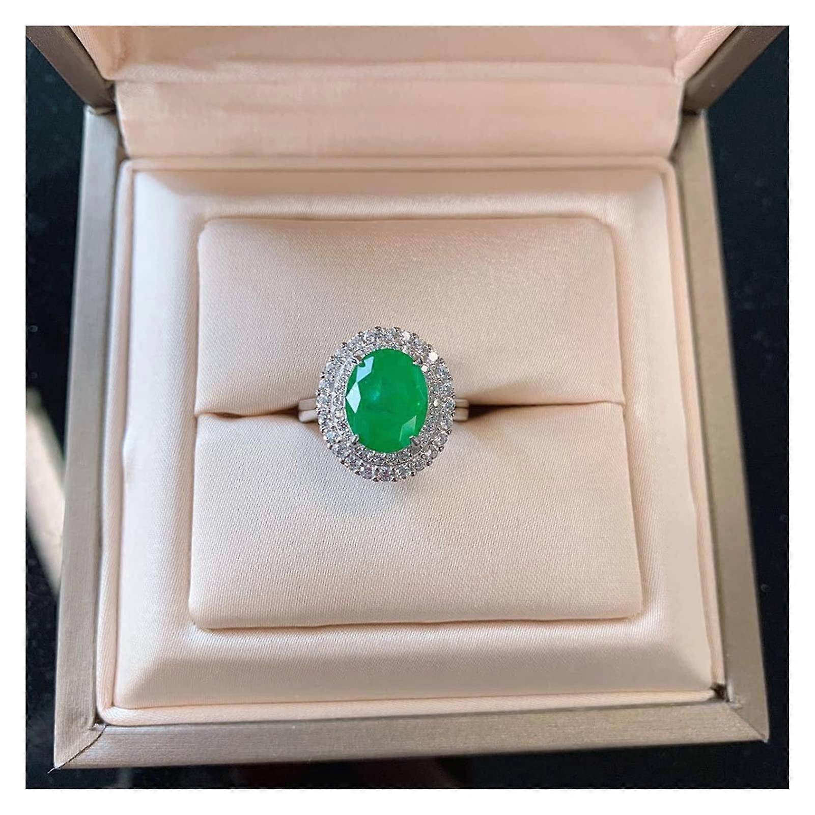 قلادة / قلادة / أقراط / خاتم من الفضة الإسترليني الصلبة 925 ، طقم مجوهرات أنيقة للنساء ، خاتم قابل للتعديل يصل إلى 45 سم.