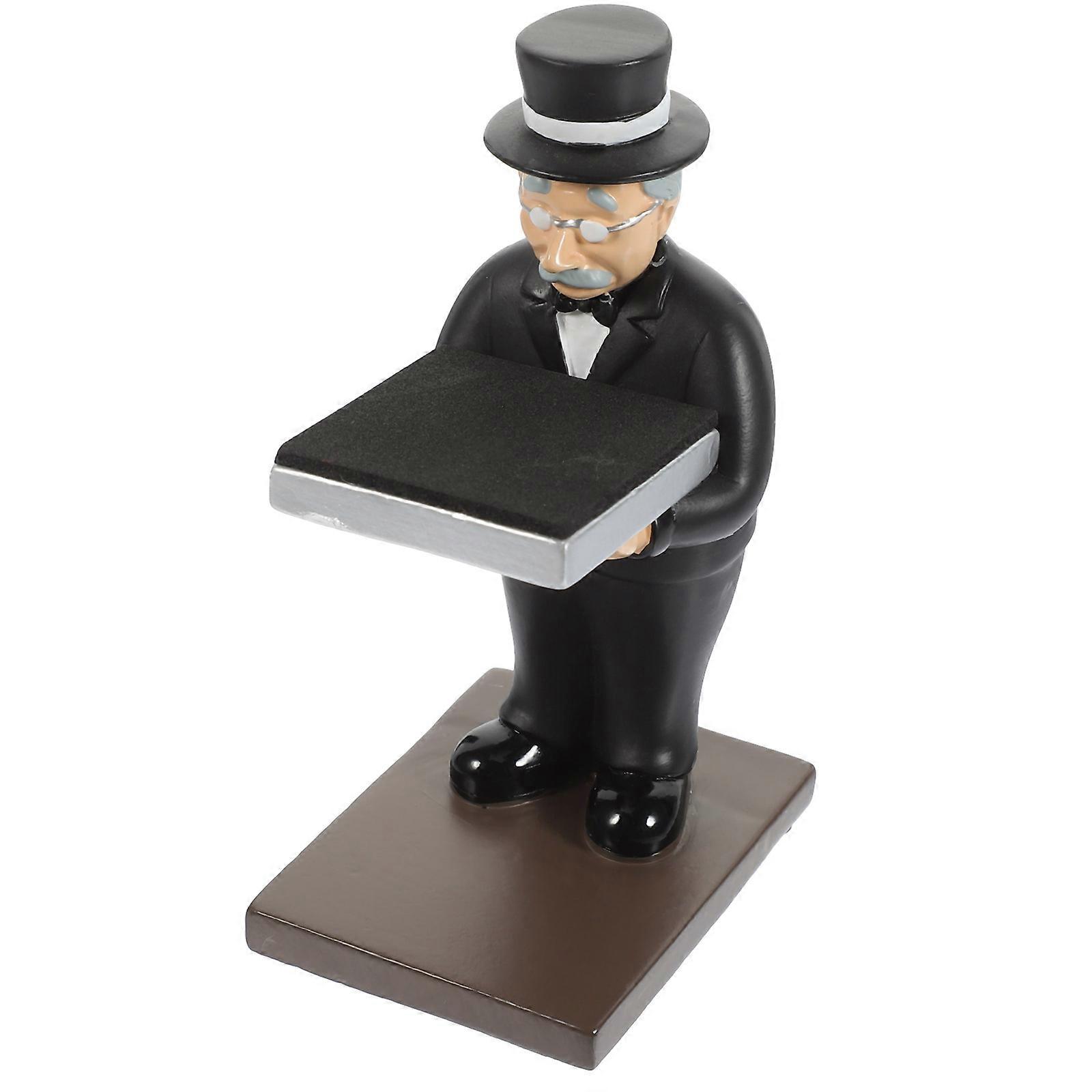 Creative Watch Holder Statue Unique Housekeeper Design Watch Storage Rack for Home & Office Decorative Display Stand for Men