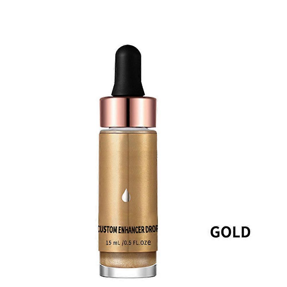 Gesicht Lippen Kontur Highlight Aufhellung Make-up Pipette Konzentrat Flüssigkeit (Gold)