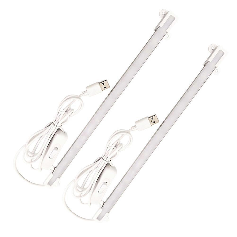 Desktop Light Studying Light Usb Reading Light Portable Reading Lamp Aluminum No Glaring 2Pcs