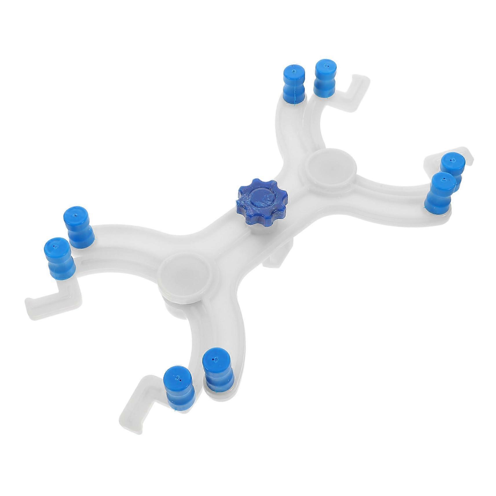 Adjustable Double Clamp Butterfly Design for Plastic Burette Compatible with Titration Stands for Laboratory Use