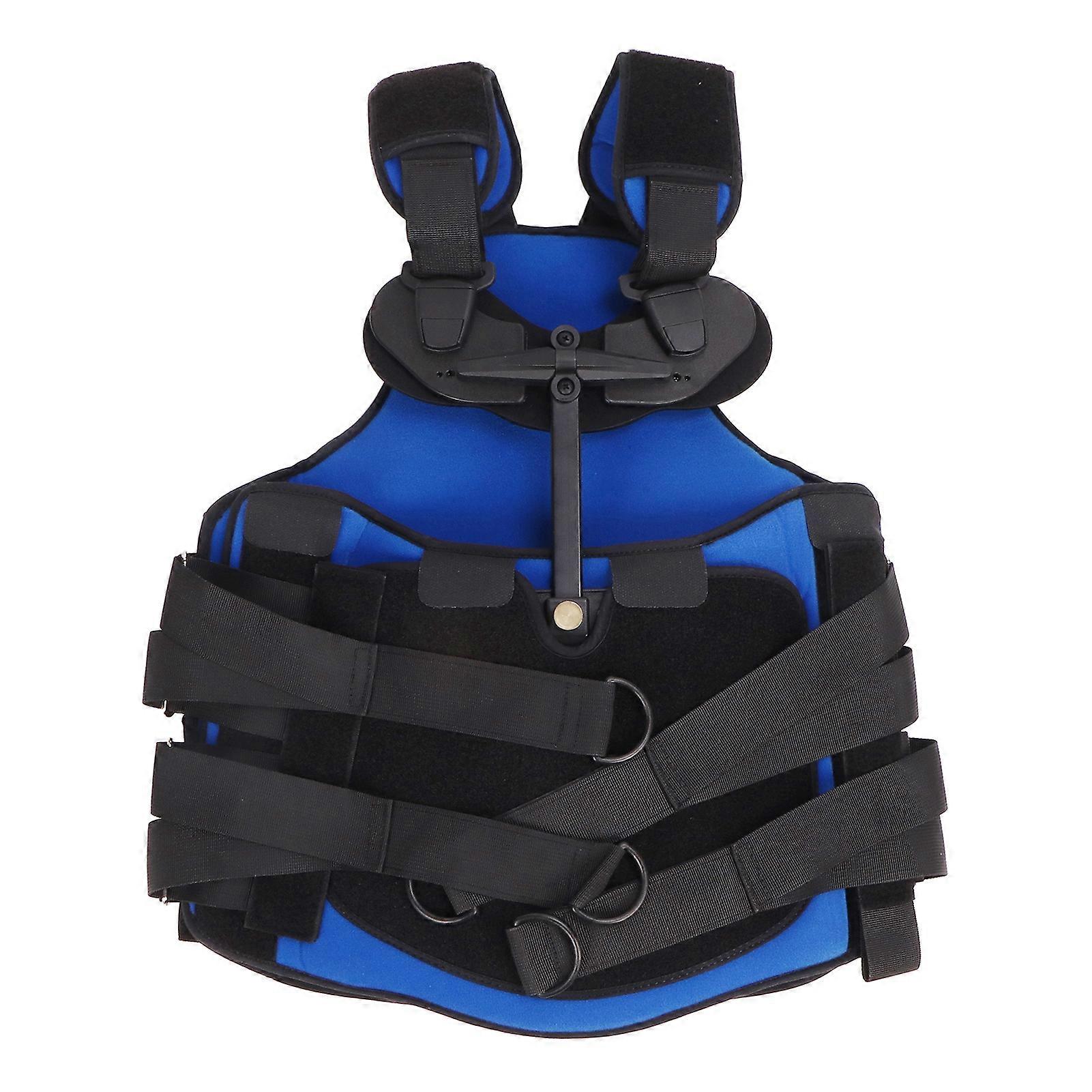 Black Thoracolumbar Fixation Brace Safe Comfortable Easy Control Back Support Brace Bracket