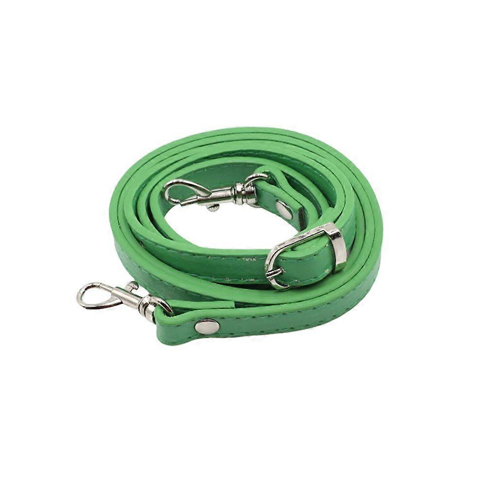 120cm PU Synthetic Leather Handbag Handles Adjustable Shoulder Bag Replacement Strap DIY Crossbody Pouch Belt for Women Ladies DIY Pouch (Green)